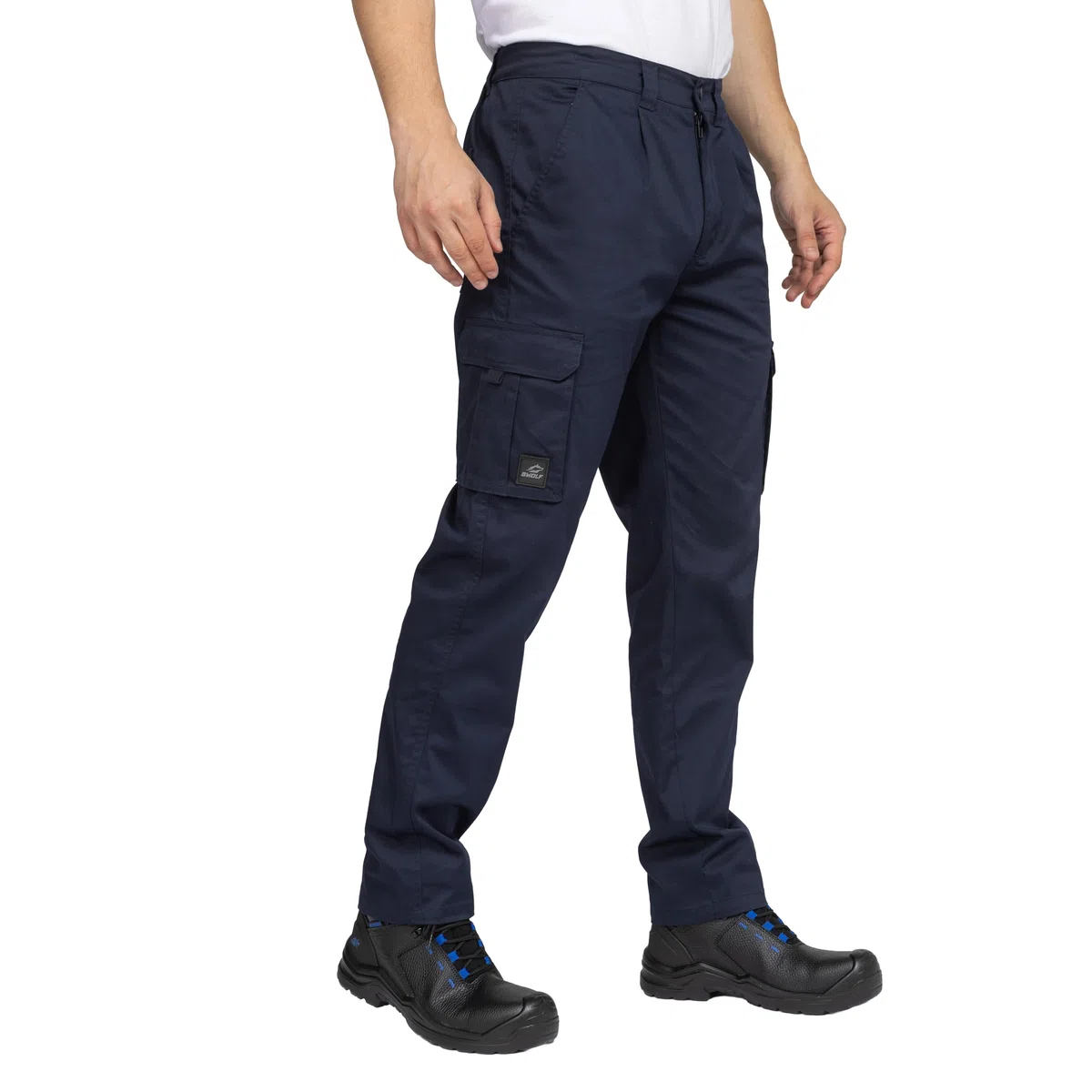 BWOLF Prime Arbeitshose Herren Arbeitshose Herren mit vielen Taschen und extra verstärktem Hosenbund Cargohose mit Spandex