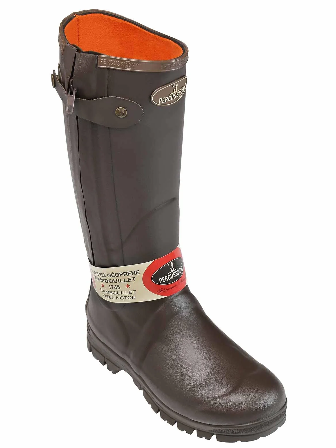 Percussion Rambouillet Percussion Jagdstiefel mit Full Zip, Größe 39