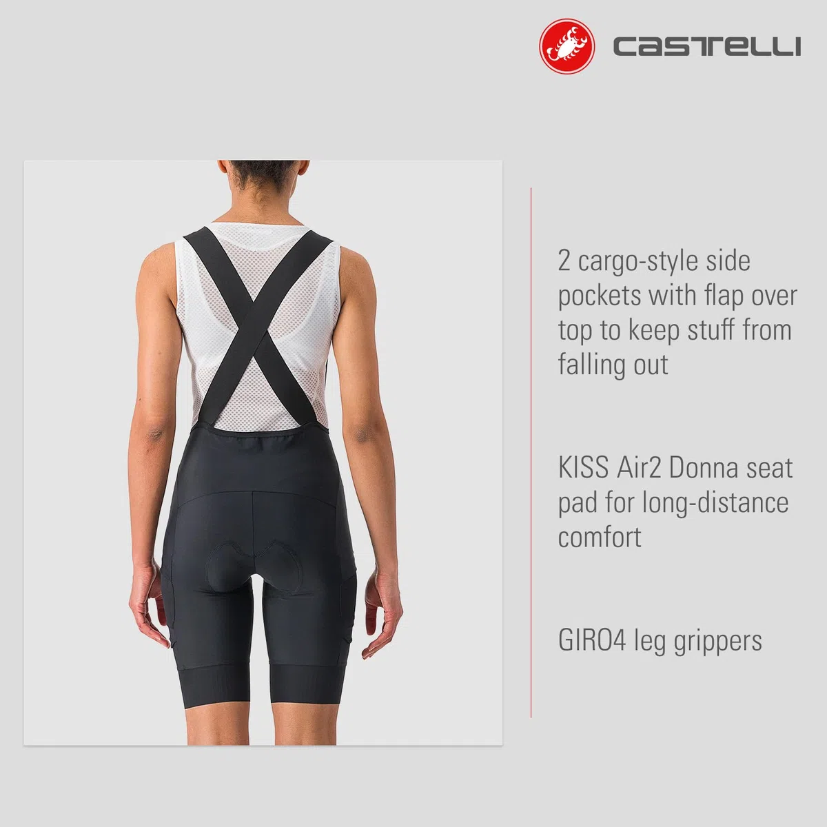 CASTELLI Damen Shorts Unlimited Cargo W Bibshort