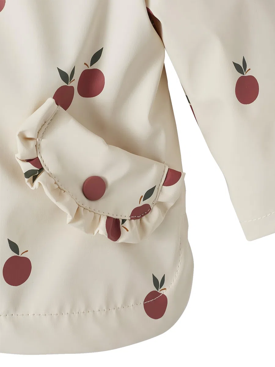 Vertbaudet Mädchen Baby Regenjacke wollweiß 86