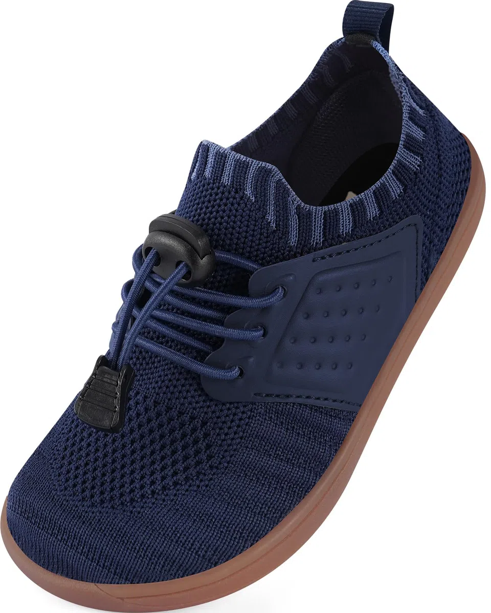 IceUnicorn Barfußschuhe Kinder Breite Barfussschuhe Zehenbox Knit Jungen Mädchen Hausschuhe Minimal Kleinkind Walking Schuhe Minimalistische Atmungsaktiv