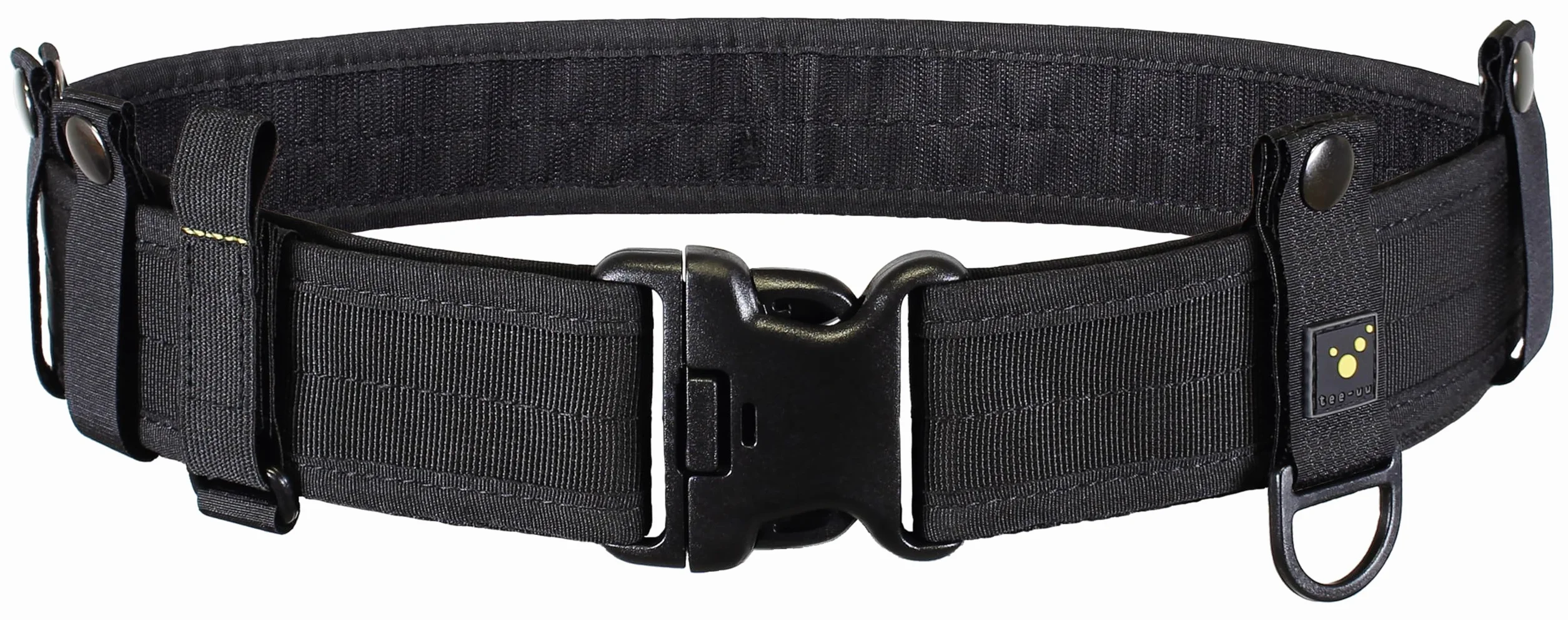tee-uu BLACK Rettungsdienstkoppel | Komplett-Set inkl. INNER Untergürtel und BELT KEEPER Set | Größen S-3XL