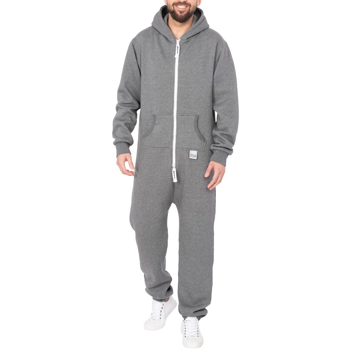 Sheeesh Herren Jumpsuit Overall Onesie Einteiler Hausanzug Baumwolle