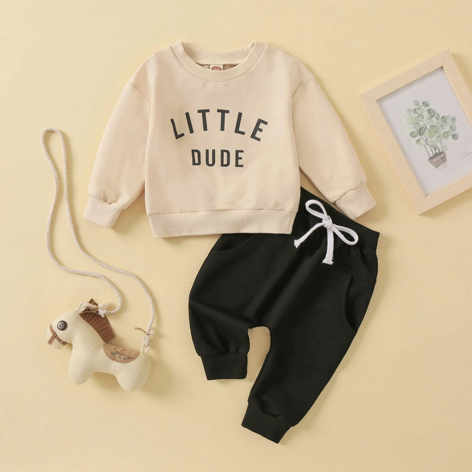 Baby Boy Kleidung Set Kleinkind Kleidung Set Brief Print Pullover Sweatshirt Hosen Outfits Baby Trainingsanzug Langarm T-Shirt und Hosen Kleine Kinder