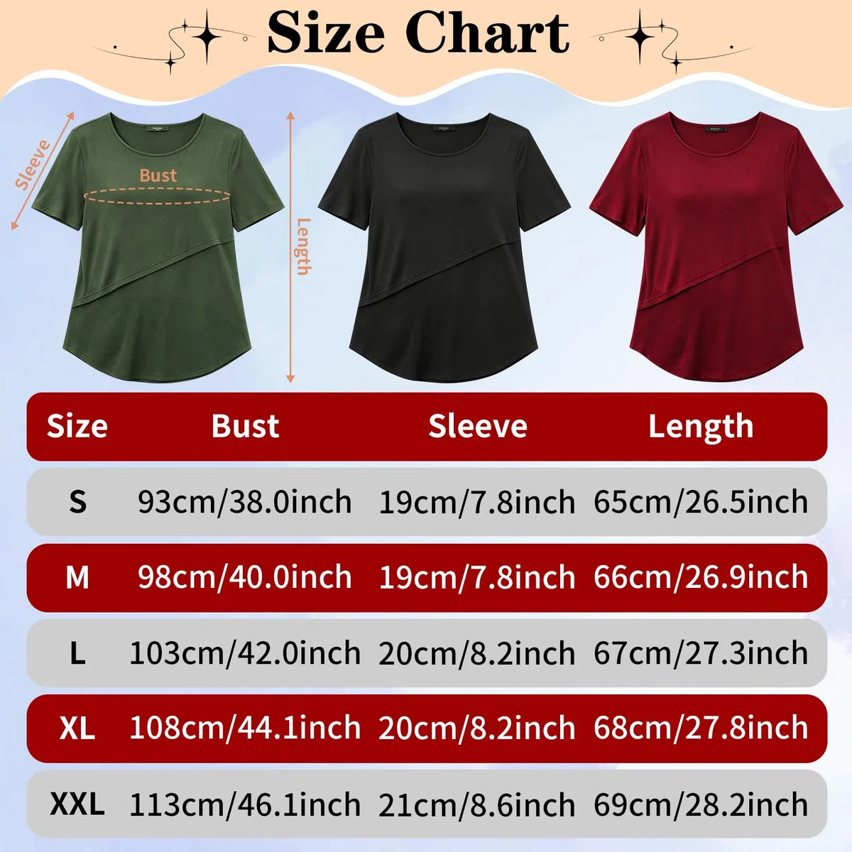 GEEKEO 3er Pack Stilltops Damen, Mode Seitenschlitze Stilltee Kurzen Umstandsmode, Soft Nursing Top für Schwangere, Sommer Damen Stilltop für Schwangere