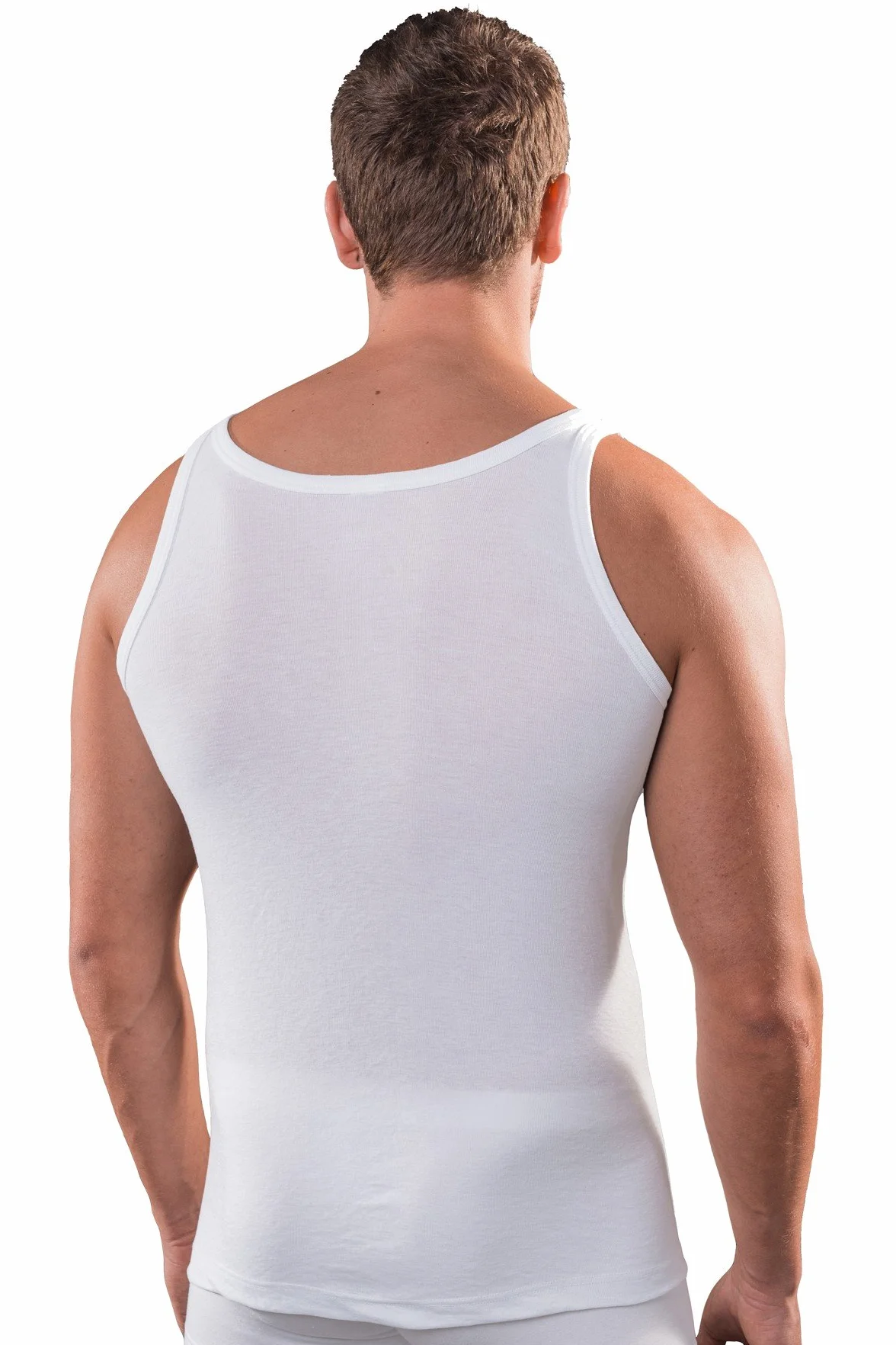 HERMKO 3000 5er Pack Herren Tank Top Classic Unterhemd - gekämmte Feinripp Bio-Baumwolle (glatt)