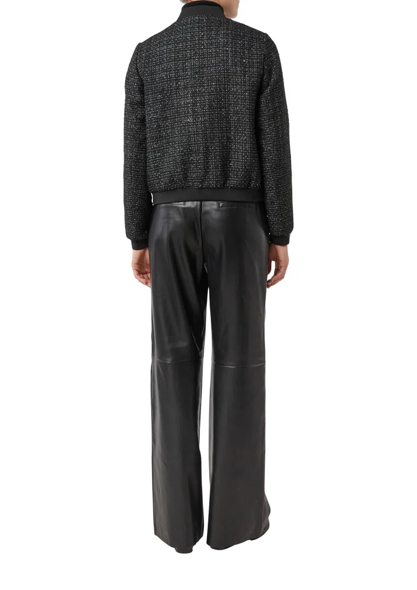Comma Kurzer Blouson mit dezentem Glitzergarn