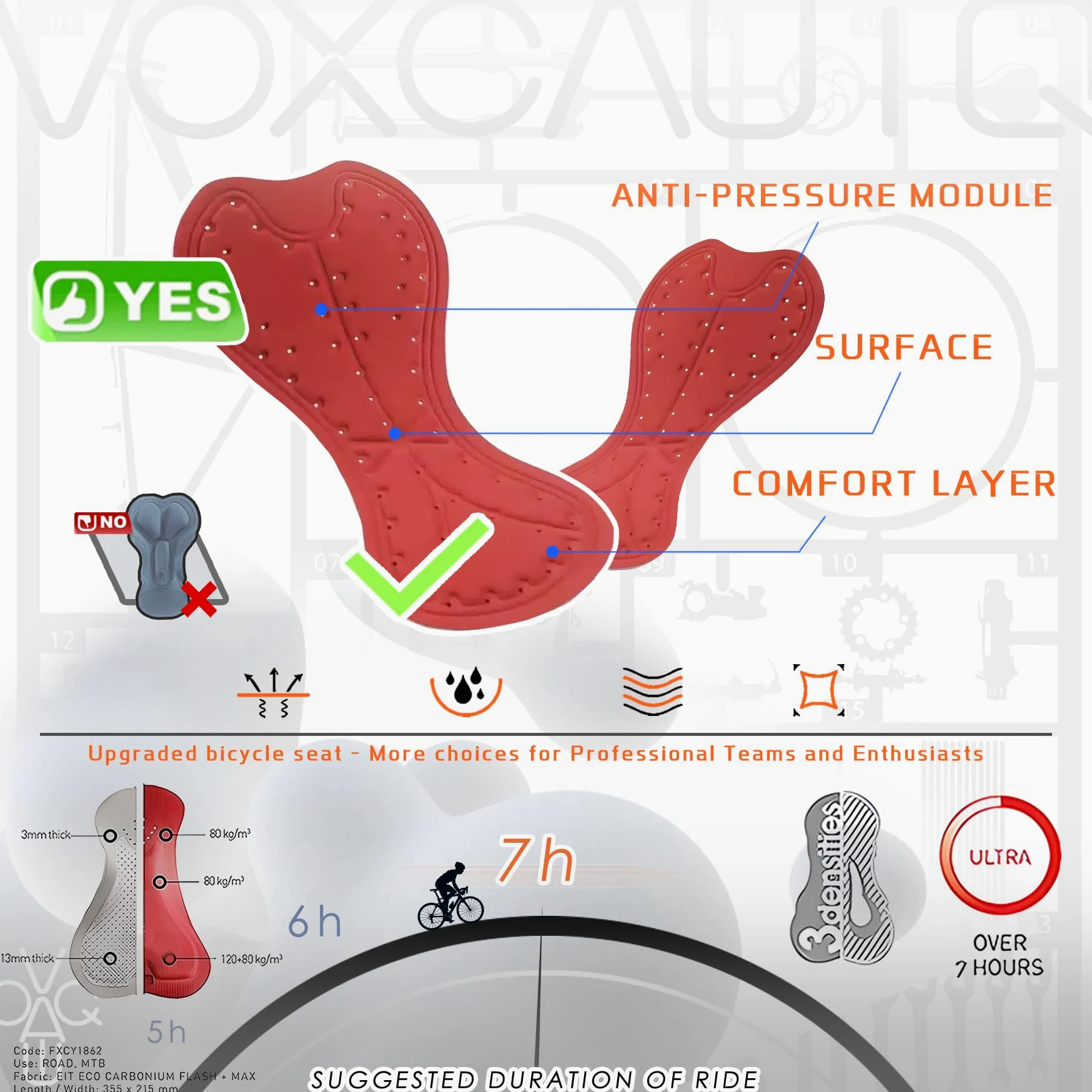 Herren ärmelloser Triathlon-Anzug – Atmungsaktives Lycra Trikot verwendet für Schwimmen, Radfahren & Laufen | Feuchtigkeitsableitend & hoch elastisch