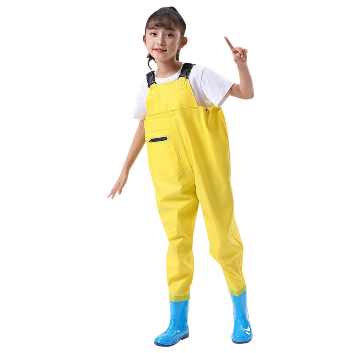 Regenhose Kinder, Unisex Kinder Matschhose Regenlatzhose Textilfutter Wind-und wasserdichte Regenhose Regenbekleidung Regenanzug Regenponcho Latzhose