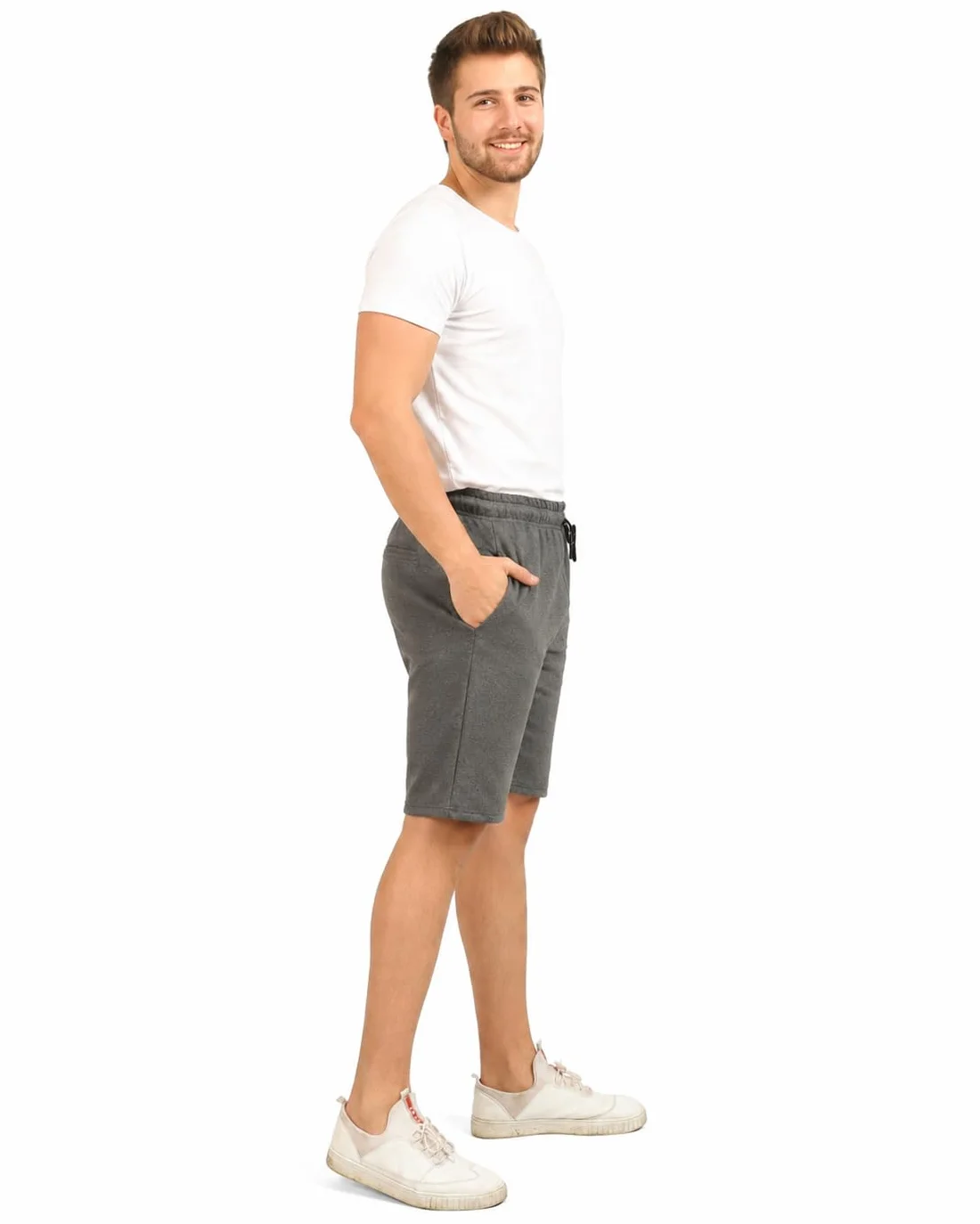 COMEOR Sporthose Herren Kurz – Kurze Hosen Männer Laufshorts Baumwolle Shorts
