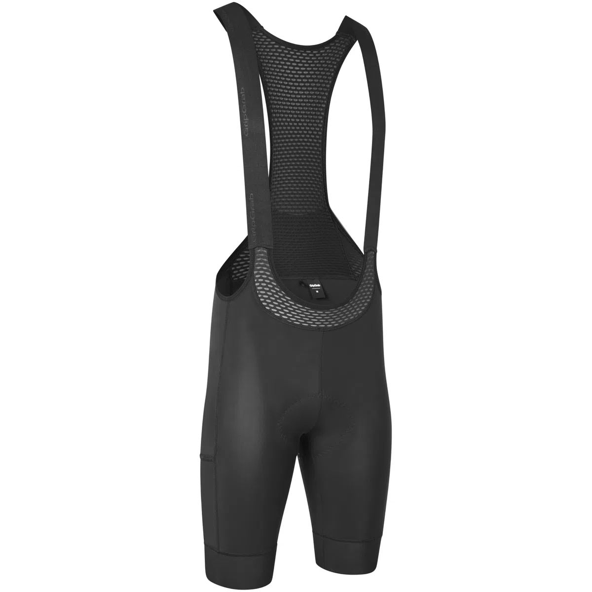 GripGrab EXPLR Gravel Cargo Bib Shorts Herren Radhose mit Beintaschen | Kurze Trägerhose für Gravel und MTB, mit 2 Beintaschen, 1 Rückentasche sowie hochwertigem Elastic Interface Sitzpolster