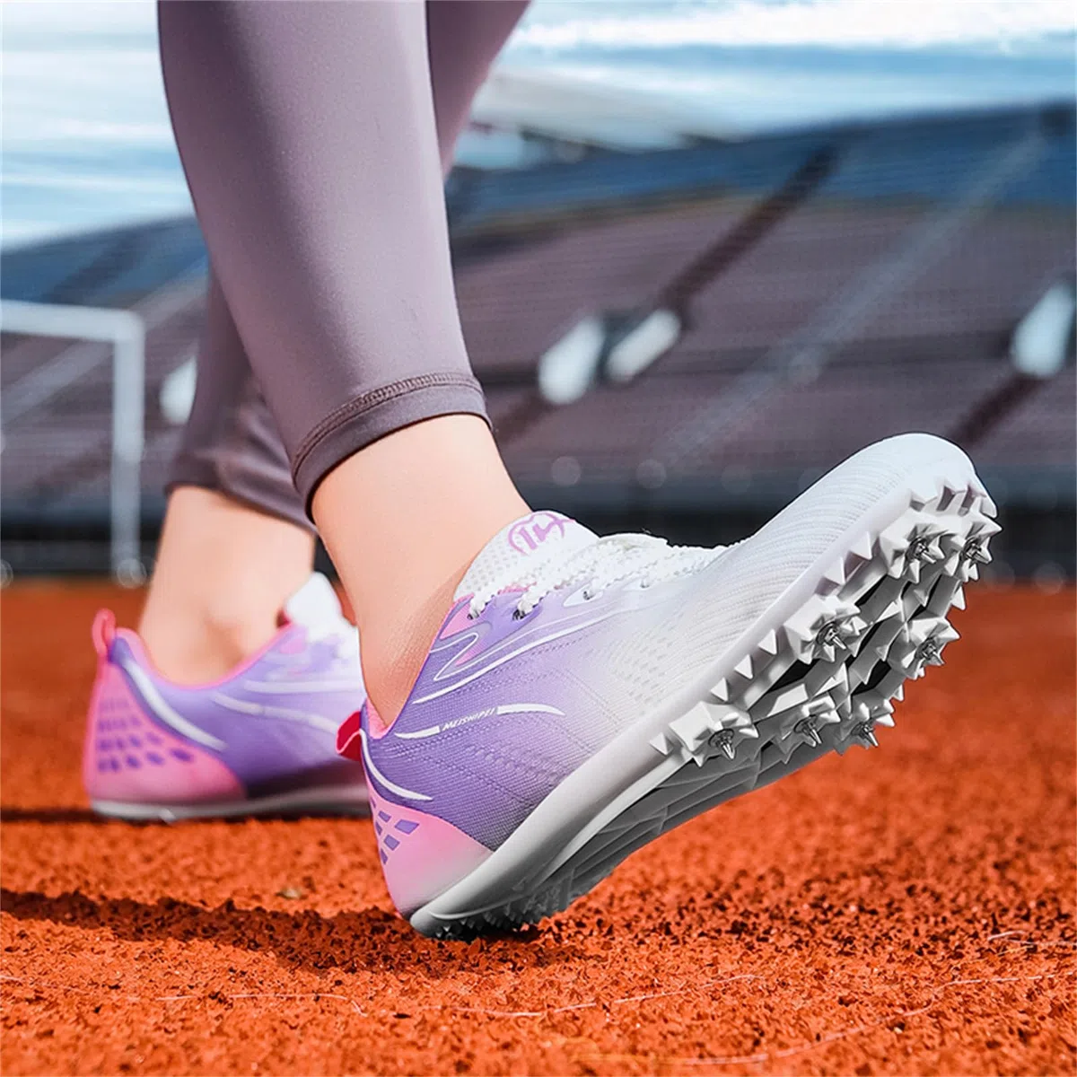 Leichtathletikschuhe Für Herren Damen Jungen Mädchen 7 Spikes Leichte Rennlaufschuhe Springschuhe