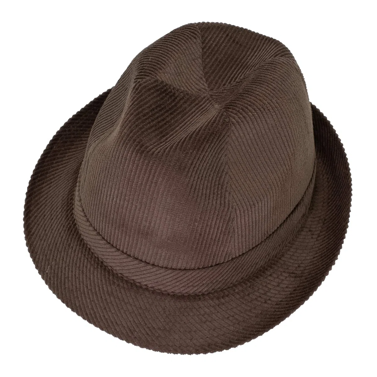 Stabiler Hausmeister Krause Trilby-Cordhut - Kord Stoffhut in den Farben: beige, braun, grau, grün