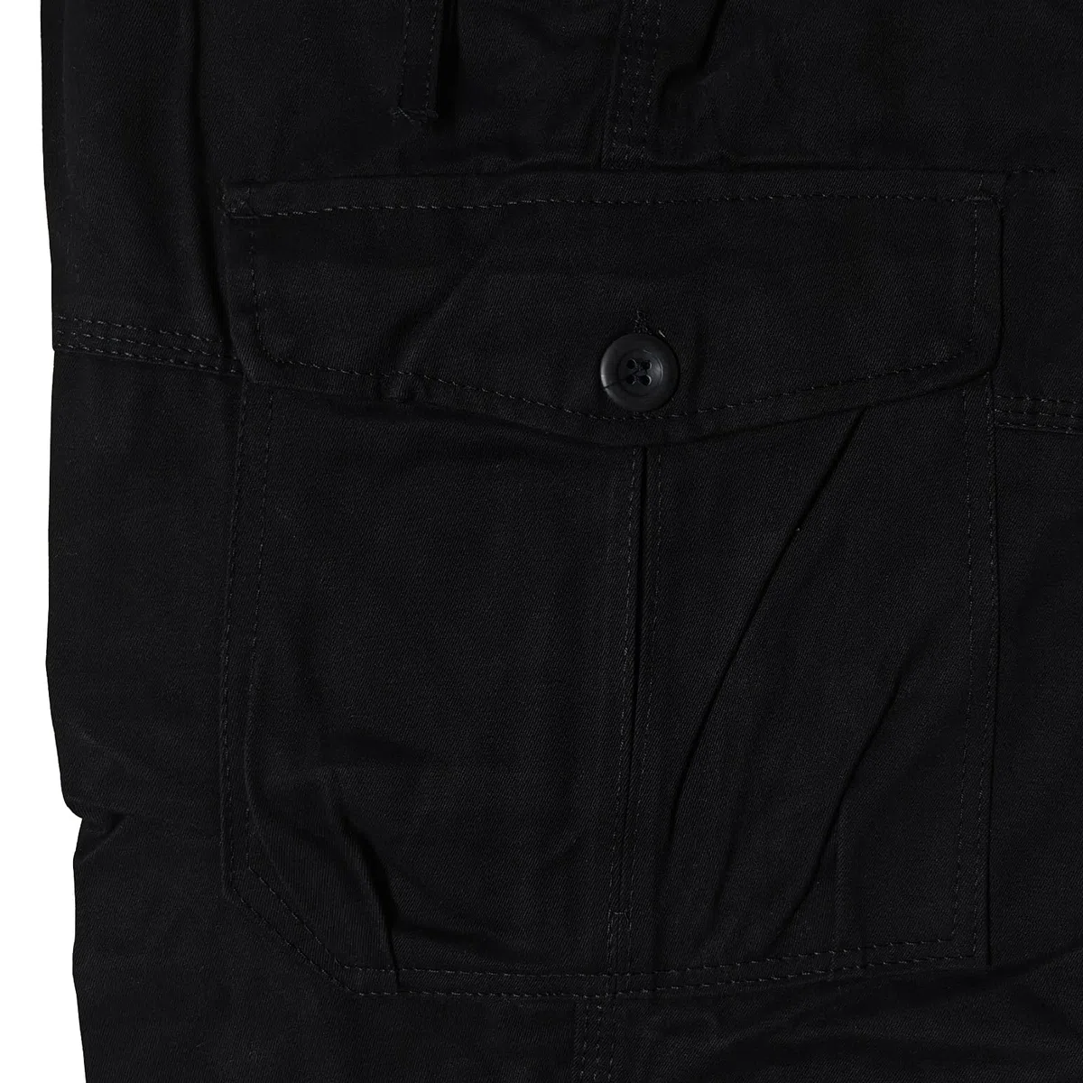 Aotoyou Cargohose Herren Baumwolle Cargo Hose Lange Freizeithose Outdoorhose Wanderhose mit 7 Taschen und Elastische Taille