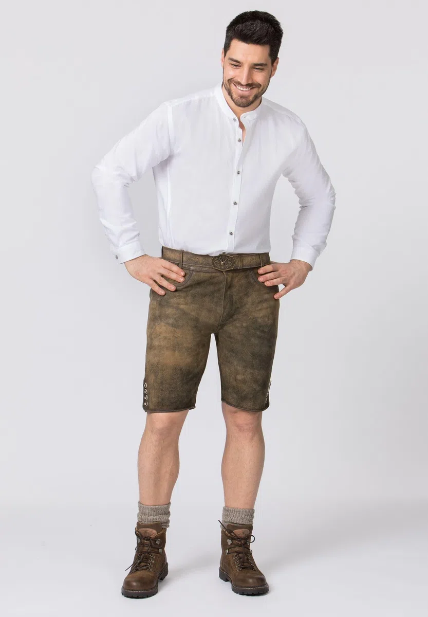 Stockerpoint Herren Trachtenhemd Friedrich I Größe S-3XL I Traditionelles & modernes Design I 100% Baumwolle I Atmungsaktiv & pflegeleicht I Perfekt für Trachten & Festlichkeiten