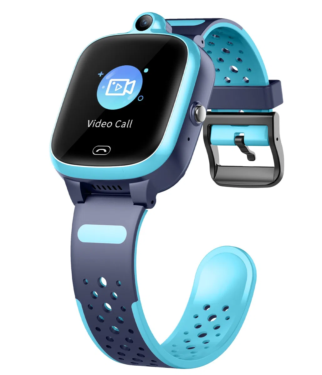 4G Smartwatch Kinder GPS Tracker Uhr Telefon WLAN Wasserdichter Echtzeit-Position Videoanrufnachricht Schrittzähler Geofence SOS Anti-Lost für die frühkindliche Bildung Kinder GPS Uhr