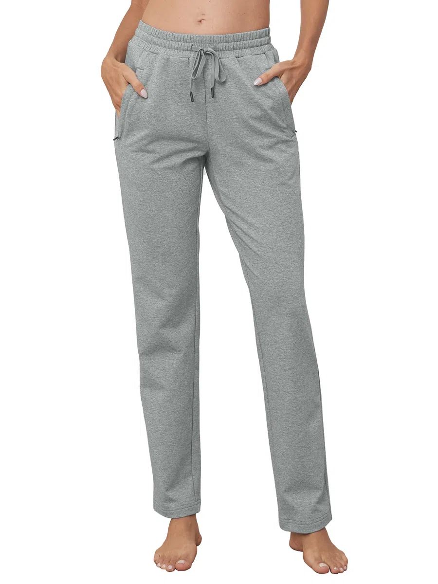 Sevego Tall Jogginghose Damen 76/81/86cm Sporthose Lang Baumwolle Yogahose Freizeithose Gerades Bein Trainingshose Sweatpants mit Taschen