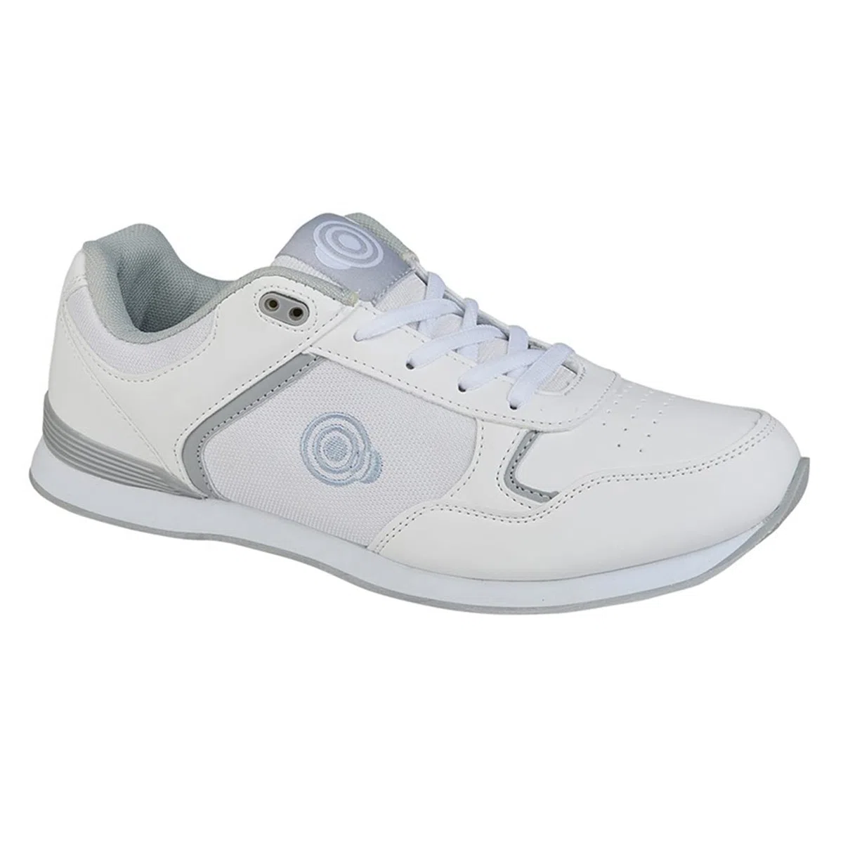 Dek Babyschuhe Womens Damen Schnüren Bis Bowling Schuhe/Ausbilder Weiß/grau