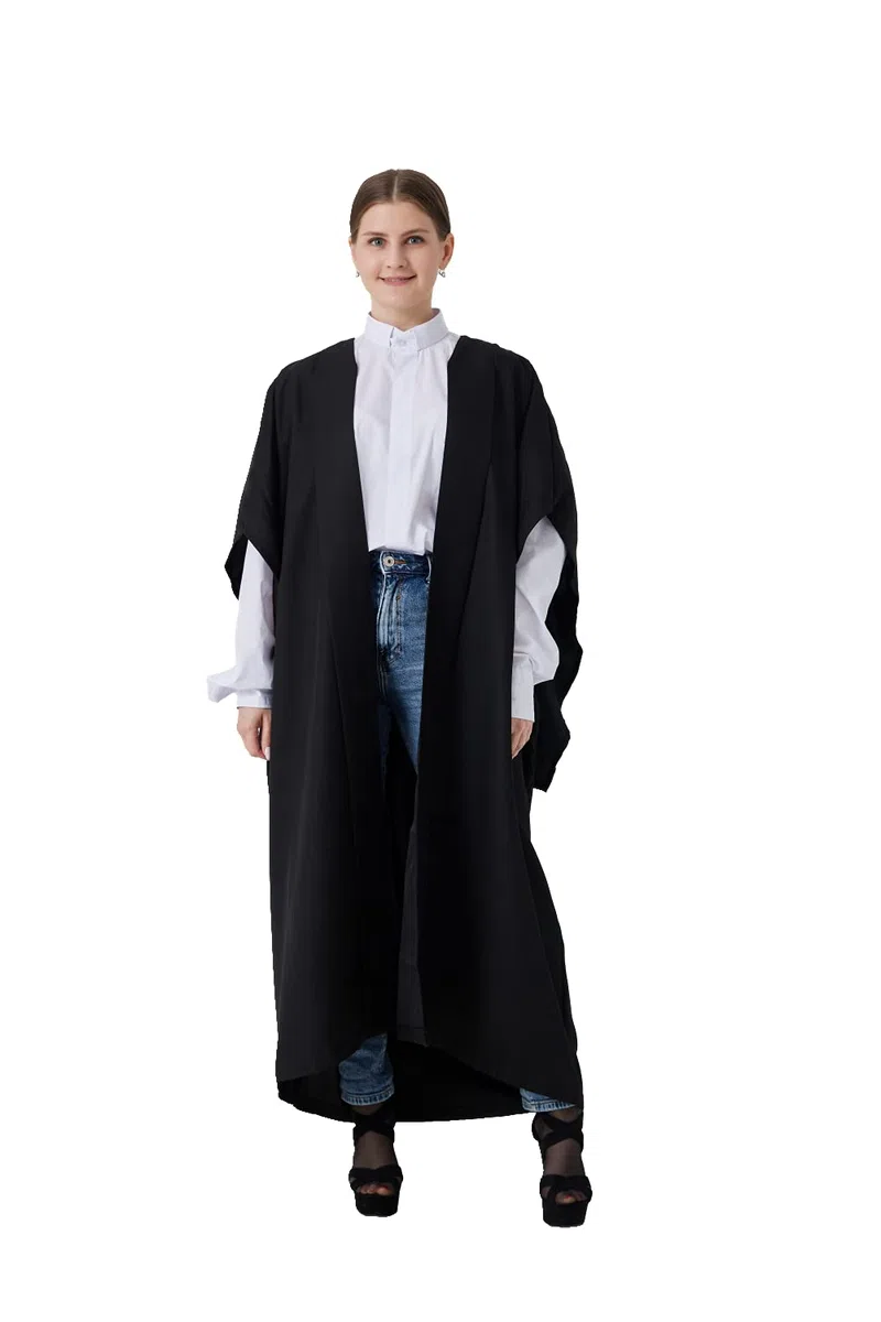GraduatePro Abschluss Talar mit Doktorhut Akademischer Uni Bachelor Geschenke Schwarz Absolventen Academicus