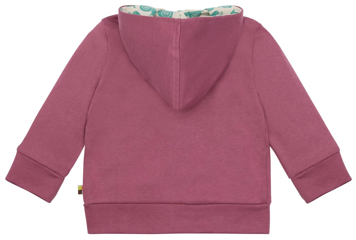 loud + proud Unisex Baby Kapuzenjacke, GOTS Zertifiziert Sweatjacke
