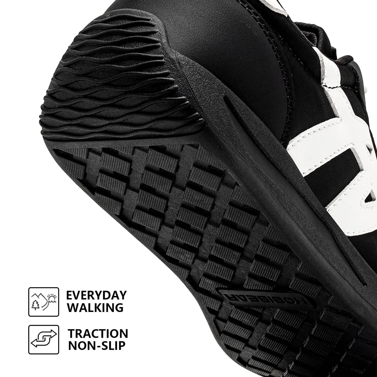 HOBIBEAR Unisex Barfußschuhe | Breite Zehenbox | Atmungsaktive Freizeitsneaker