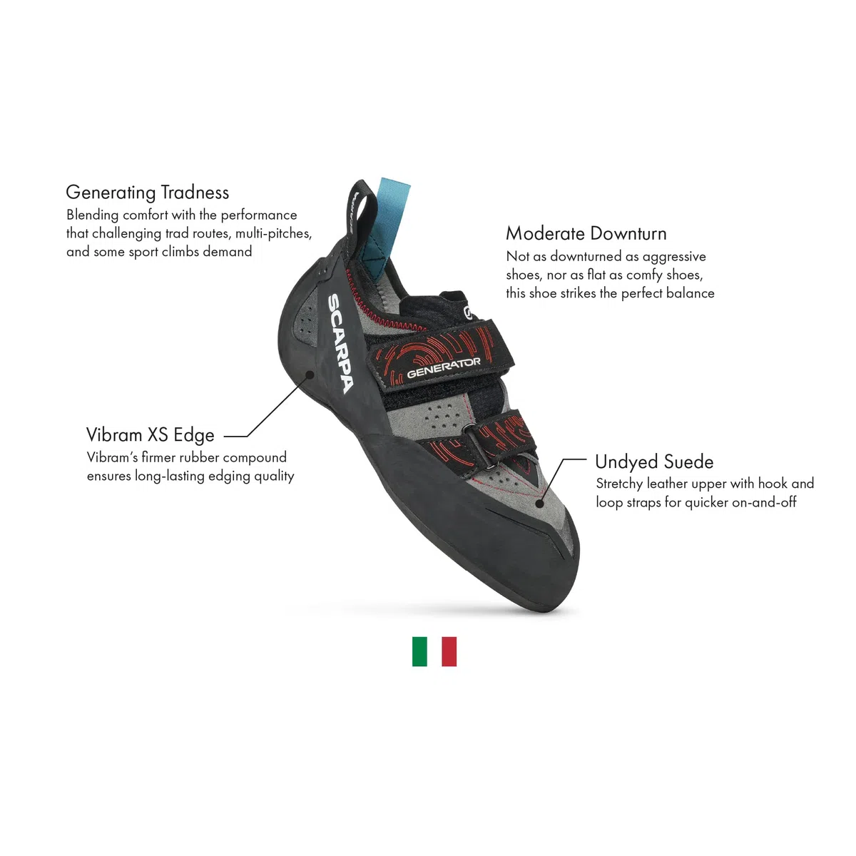 Scarpa Herren Generator V Kletterschuhe Boulderschuhe
