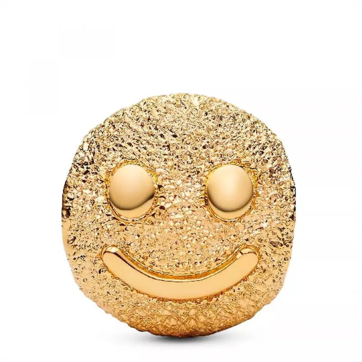 PANDORA Textured happy face 764526C00 Charm Anhänger