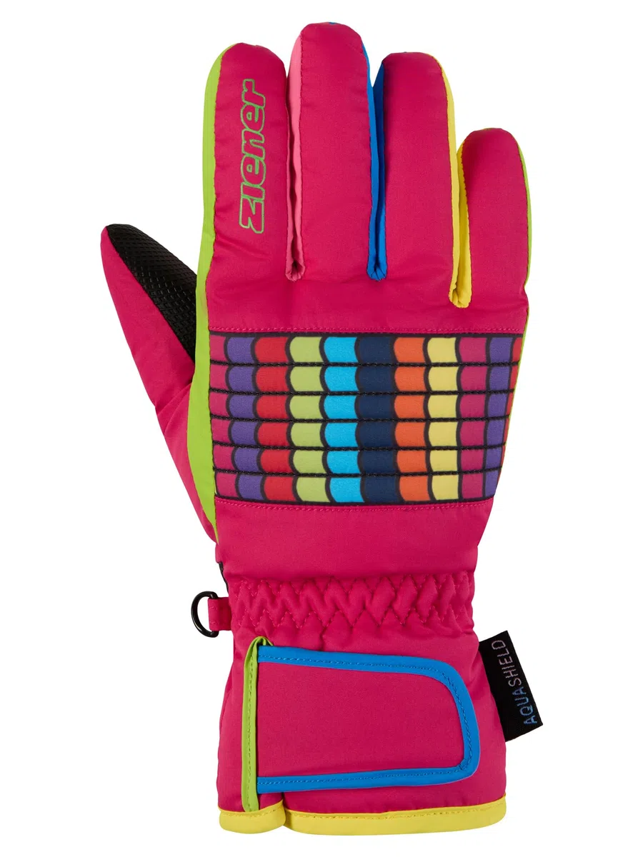 Ziener Kinder LAMIL-Z Ski-Handschuhe/Wintersport | wasserdicht, PFC frei