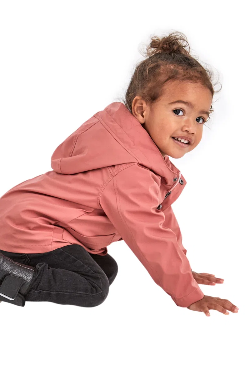 first instinct by killtec Kinder Softshell Jacke mit Kapuze FIS 23 MNS SFTSHLL JCKT, rosenholz, 122/128, 37901-000
