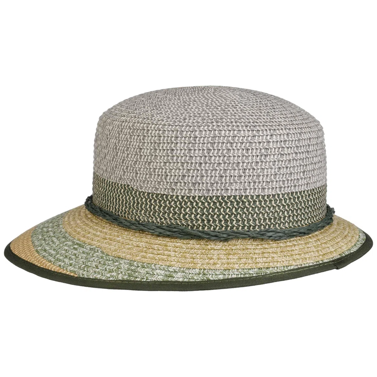 Lipodo Barlinda Schute Strohhut Made in Italy Damen Frühling Sommer