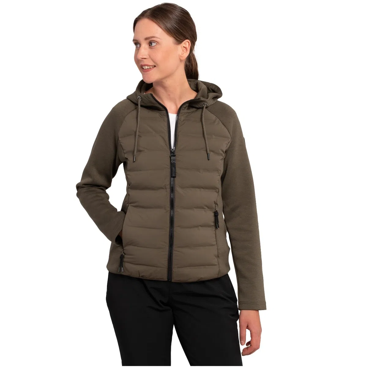 ICEPEAK Ashburn Midlayer Jacke für Damen mit Kapuze