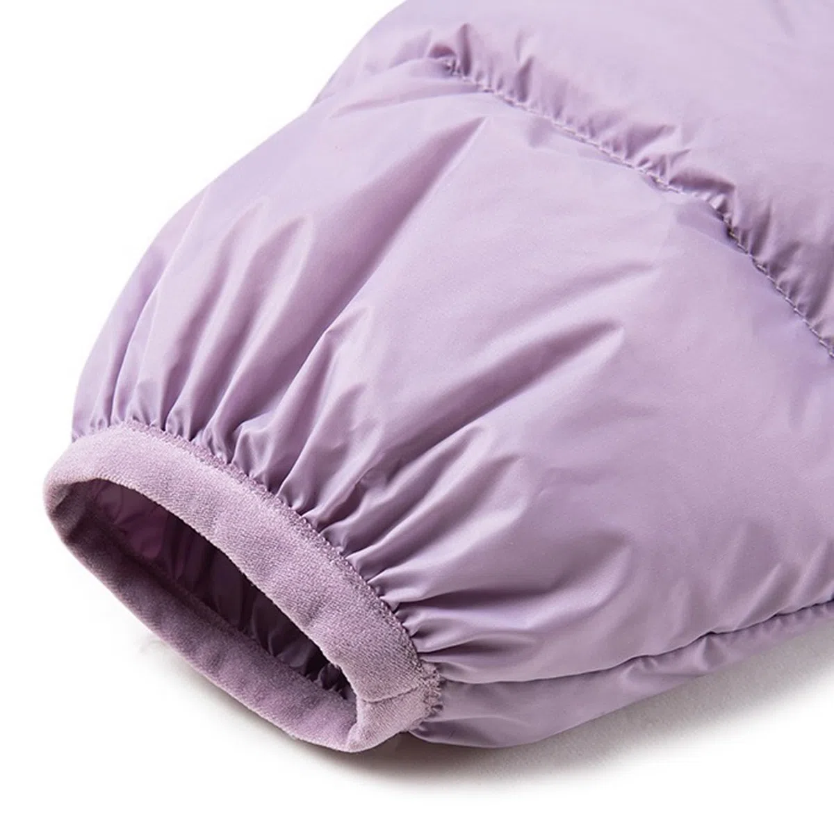 Kinder Steppjacke Leichte Daunenjacke mit Kapuze Einfarbige Dünne Winterjacke für Jungen und Mädchen