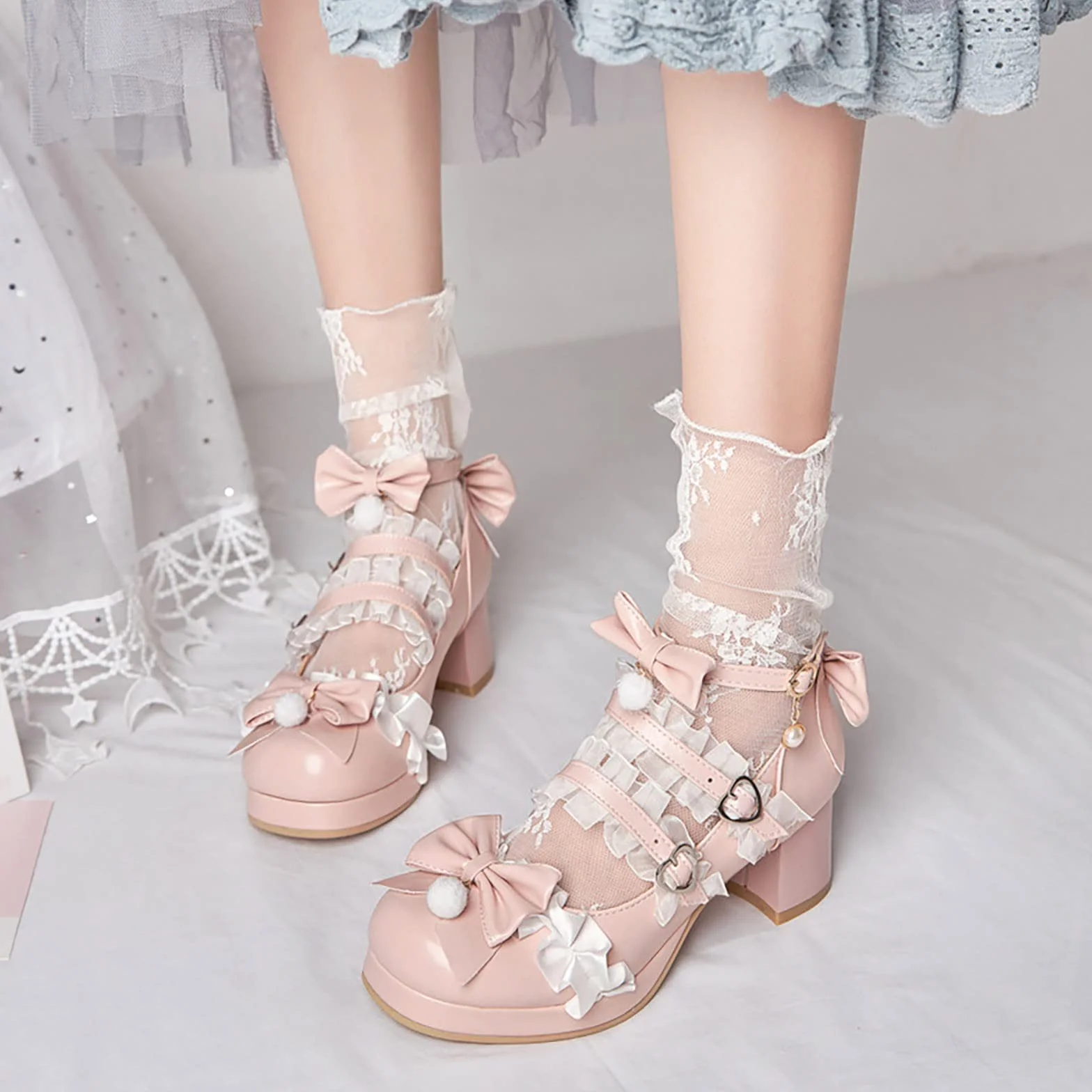 Kinder Stöckelschuhe Für Mädchen Modische Elegant Karneval Schuhe Mädchen Prinzessin Fasching Festlich rutschfeste Bequem Hochzeit Verkleidung Performance Absatzschuhe