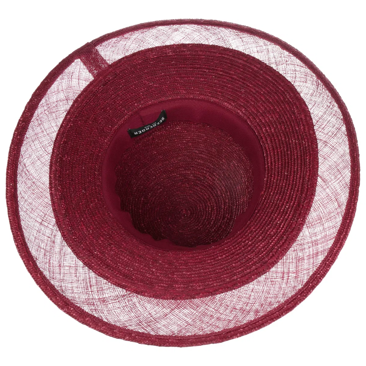 Seeberger Sinamay Edge Schlapphut Sonnenhut Sommerhut Damenhut Gartenhut Strohhut Damen - Frühling-Sommer Sommer