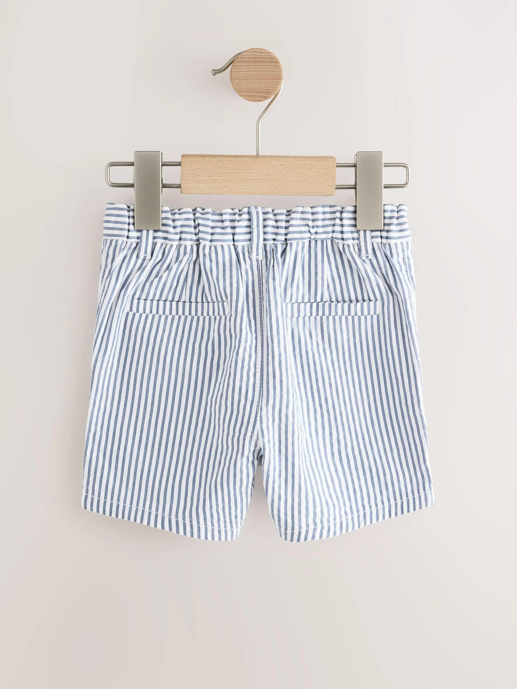 NEXT Jungen Chinoshorts aus 100% Baumwolle, 3er-Pack 62-110