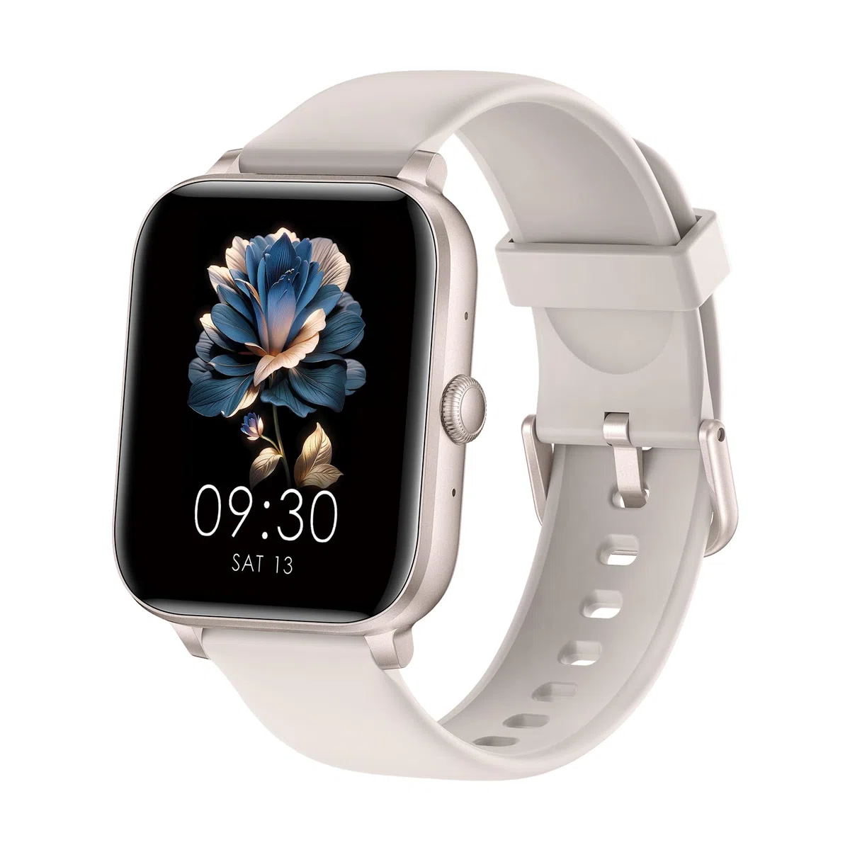 Smartwatch Herren Damen, 1.85" HD Intelligente Uhr mit Bluetooth-Anruf, 130+ Sportmodi mit Herzfrequenz/Schlafmonitor/Schrittzähler, IP68 Fitness Tracker für Android iOS Starlight