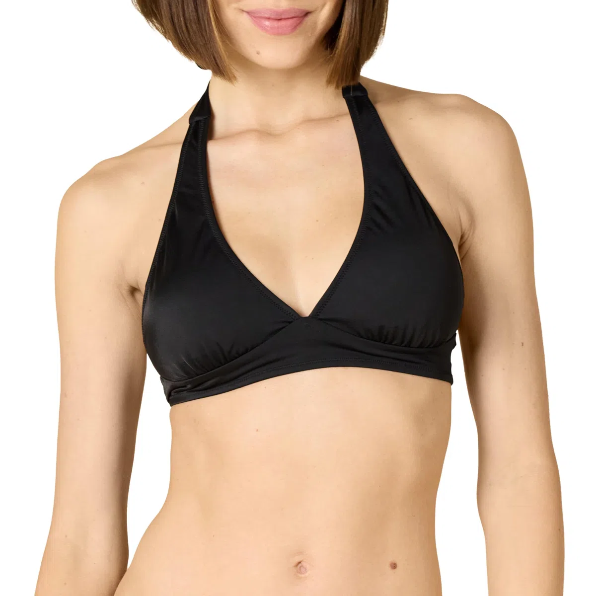 Amazon Essentials Damen Bikini-Badeanzug-Oberteil mit Leichter Unterstützung und gebundenem Neckholder (in Übergröße erhältlich)