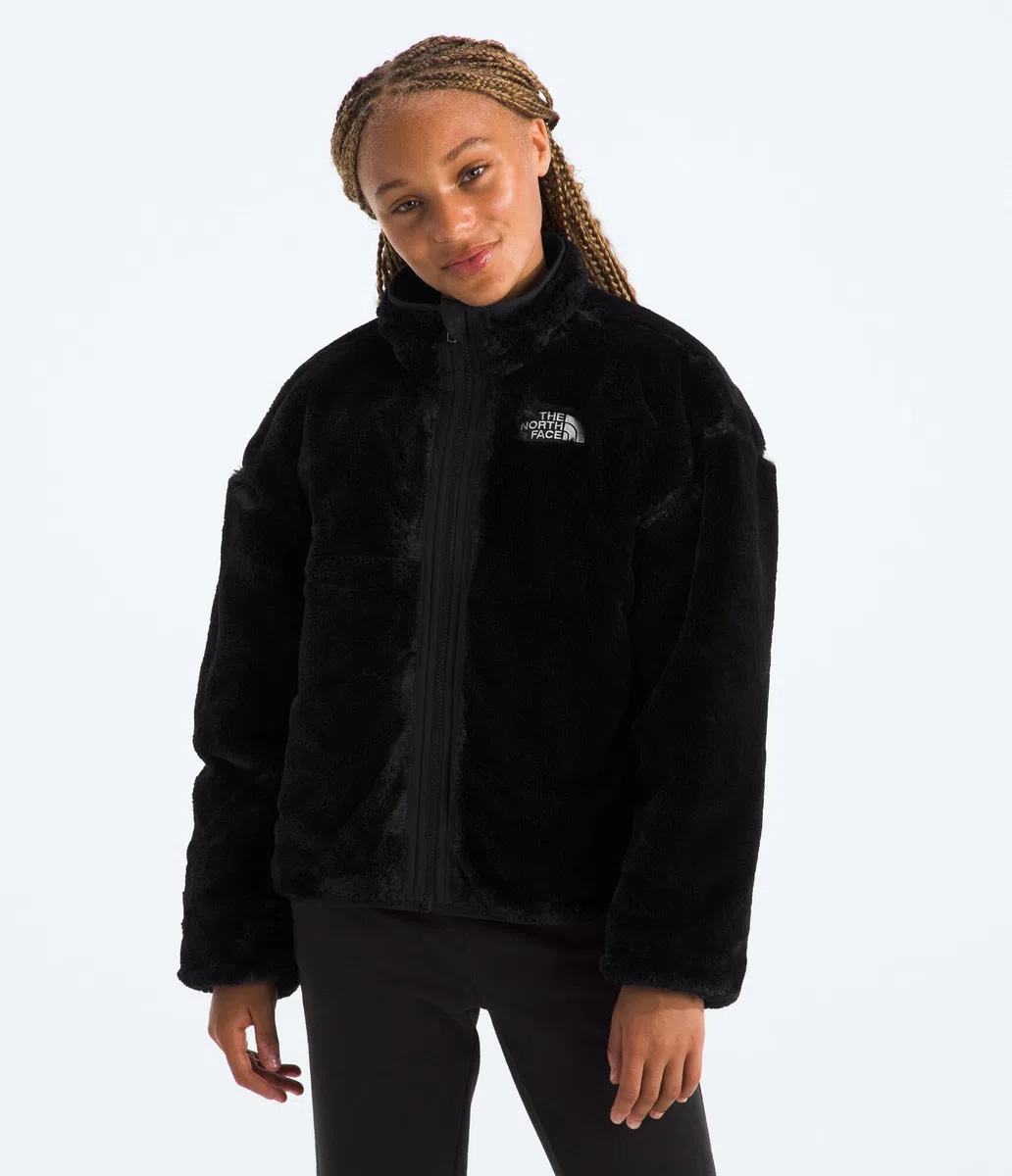 The North Face Reversible Shasta Full Zip Jacke für Kinder, Tnf Black, 10 Jahre