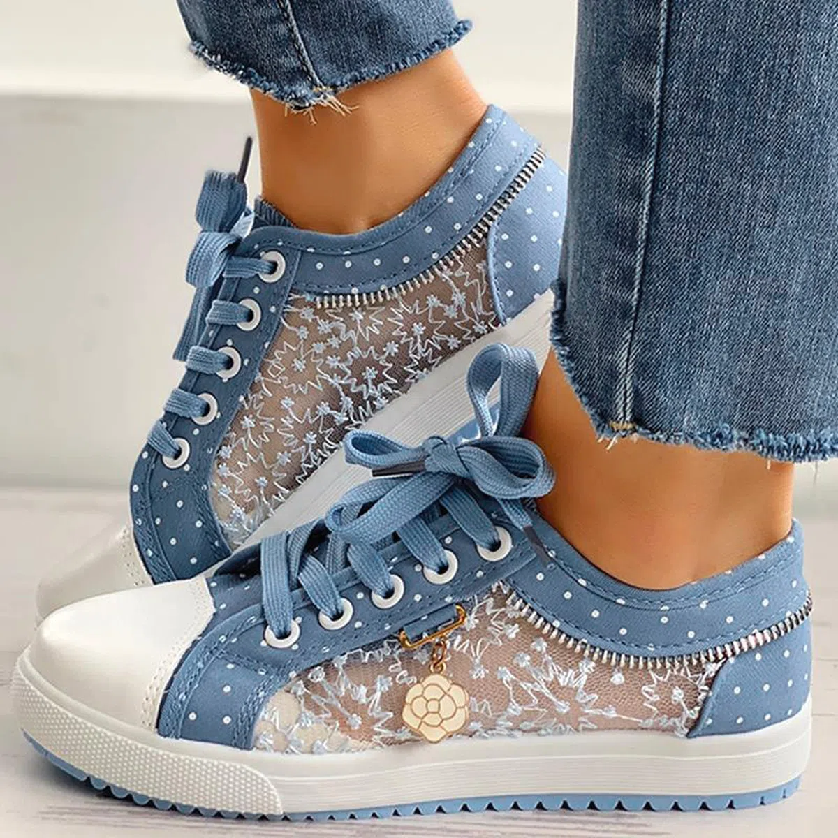 Gesundheitsschuhe Damen Mit Fußbett Wedges Keilabsatz Schuhe Stoßdämpfende Athletische Schuhe Mesh Sportlich Schuhe Komfortabel Breite Schuhe Freizeitsportschuhe Für Sporthalle Outdoor Jogging