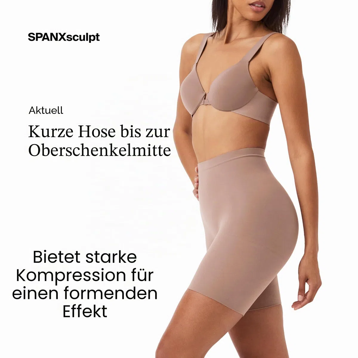 Spanx Shapewear für Damen Bauchweg Power Short (Regular- und Übergröße)