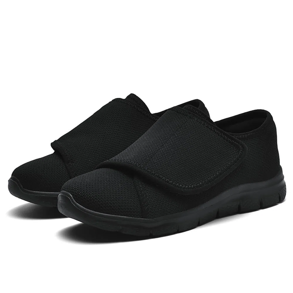 Diabetiker Schuhe Damen Herren Leichte Weit Klettverschuß Walkingschuhe Atmungsaktive Orthopädische Verbandschuh Sandalen Senioren Hausschuhe Gesundheitsschuhe