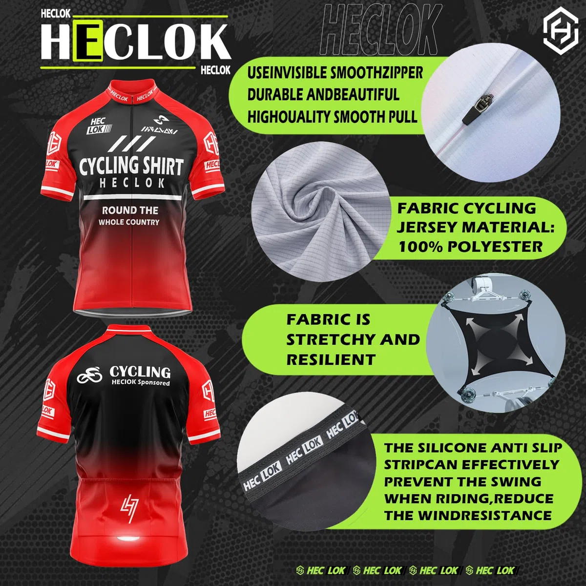 Herren Kurzarm Fahrrad Trikot Set,2025 neu Radtrikot Herren Kurzarm mit Atmungsaktiv Schnell Trocknend Radtrikot Mit 9D Sitzpolster für MTB Rennrad Fahrradbekleidung