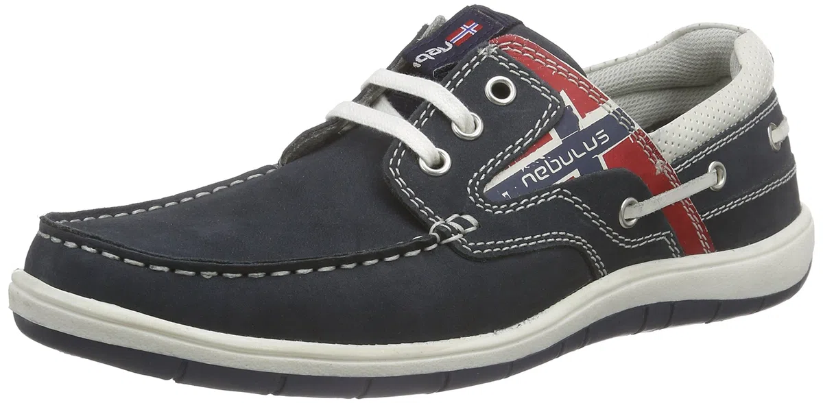 Nebulus Leder - Bootsschuhe Riva, Schuhe, Sneaker, Leder (T155)