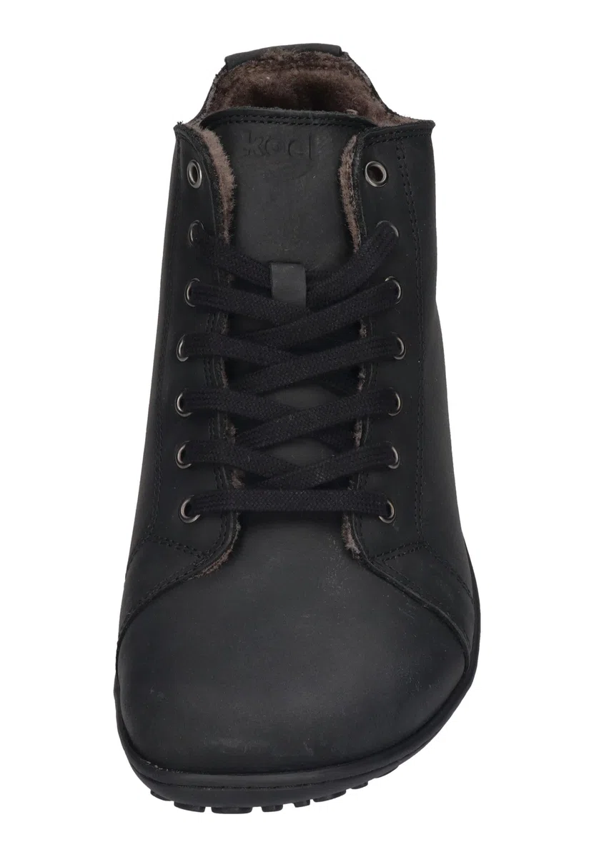 KOEL Damen Barfuß Winter Booties IVONE Lambwool Black