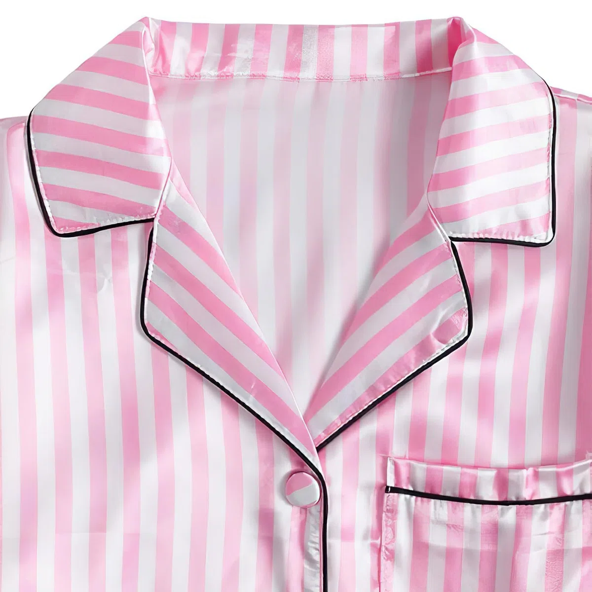 Mädchen 7PCS Satin Pyjama Set Frühling Sommer Herbst Tops & Kurze Hose Nachtwäsche