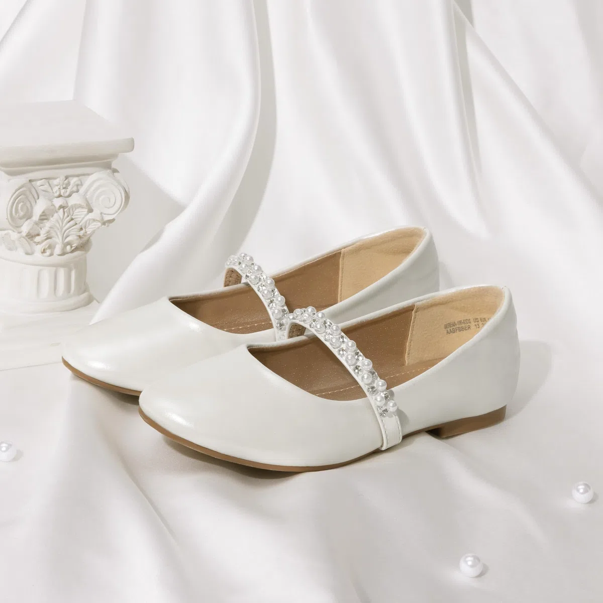 DREAM PAIRS Mädchen Mary Jane Strap Flache Schuhe Ballerinas Prinzessin Schuhe Flache Schulschuhe