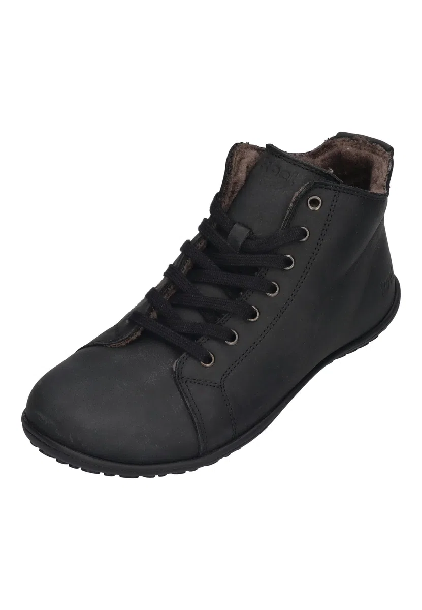 KOEL Damen Barfuß Winter Booties IVONE Lambwool Black