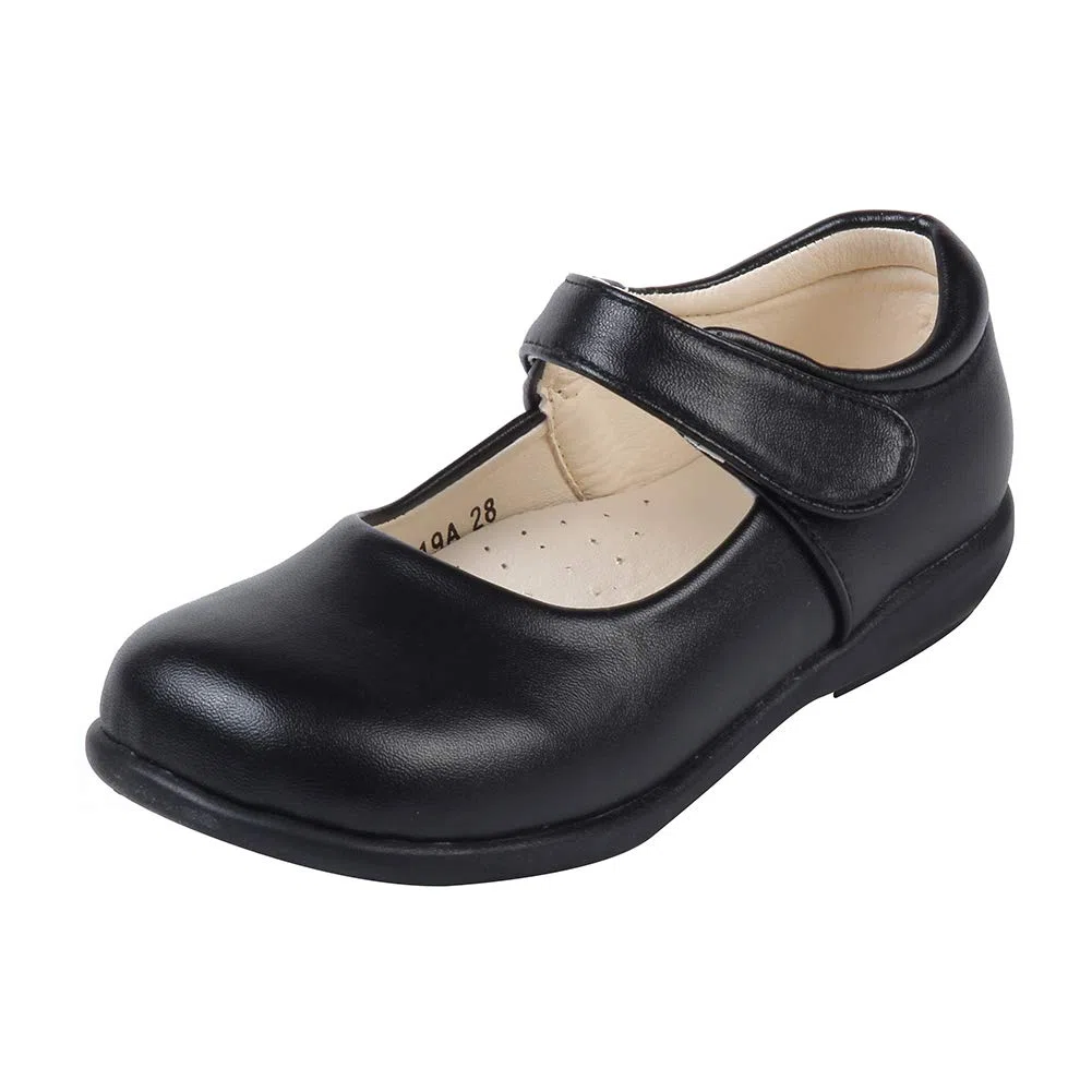MK MATT KEELY Kinder Mädchen Flache Schulschuhe Schwarz Mary Jane Haken und Schleife Prinzessin Schuhe Wanderschuhe
