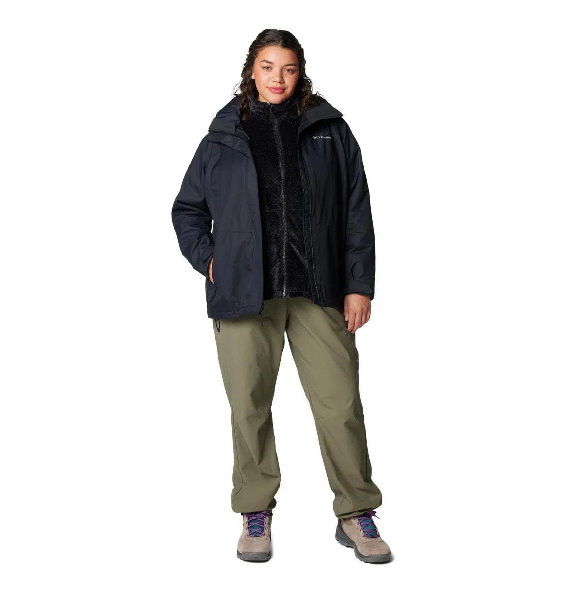 Columbia Damen Bugaboo 3 Fleece Interchange Jacket 3-in-1-Wintermantel (1er Pack)