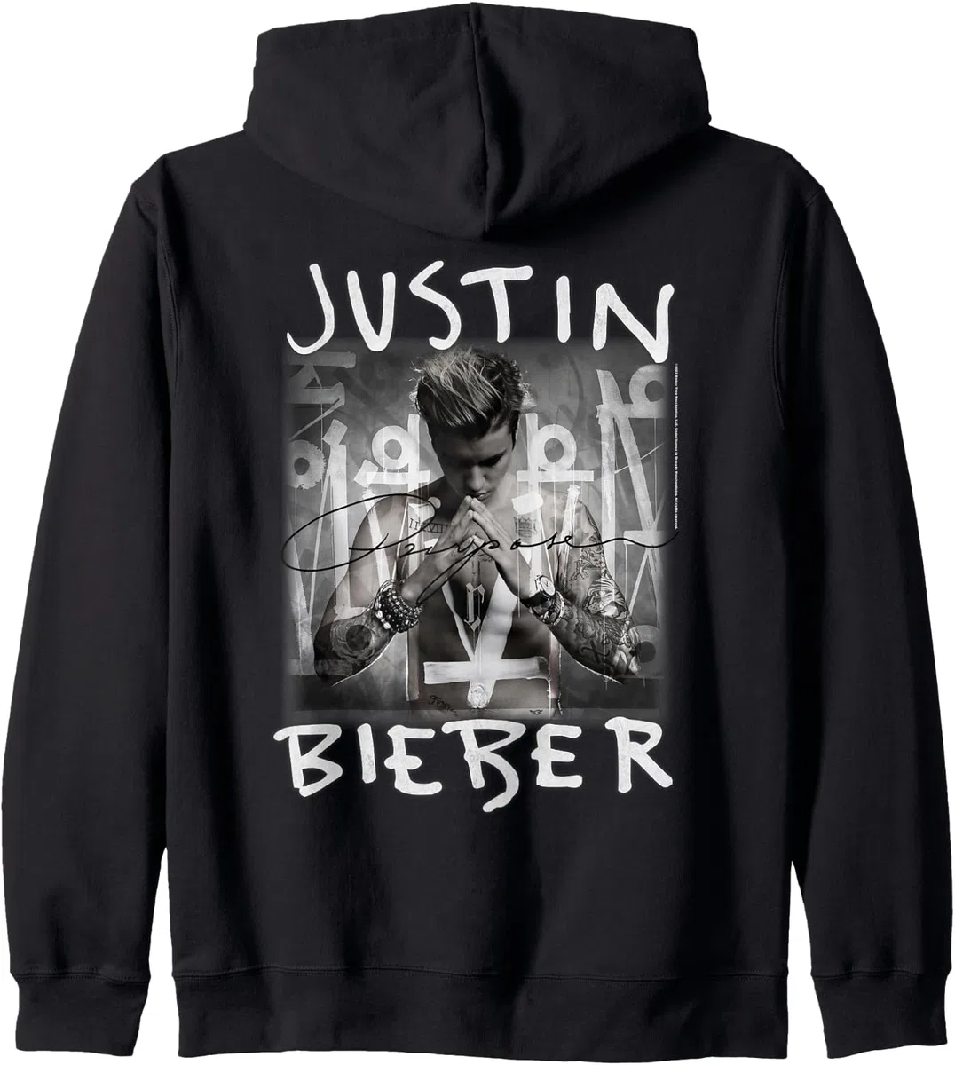 Justin Bieber Purpose Album Cover by Rock Off Kapuzenjacke